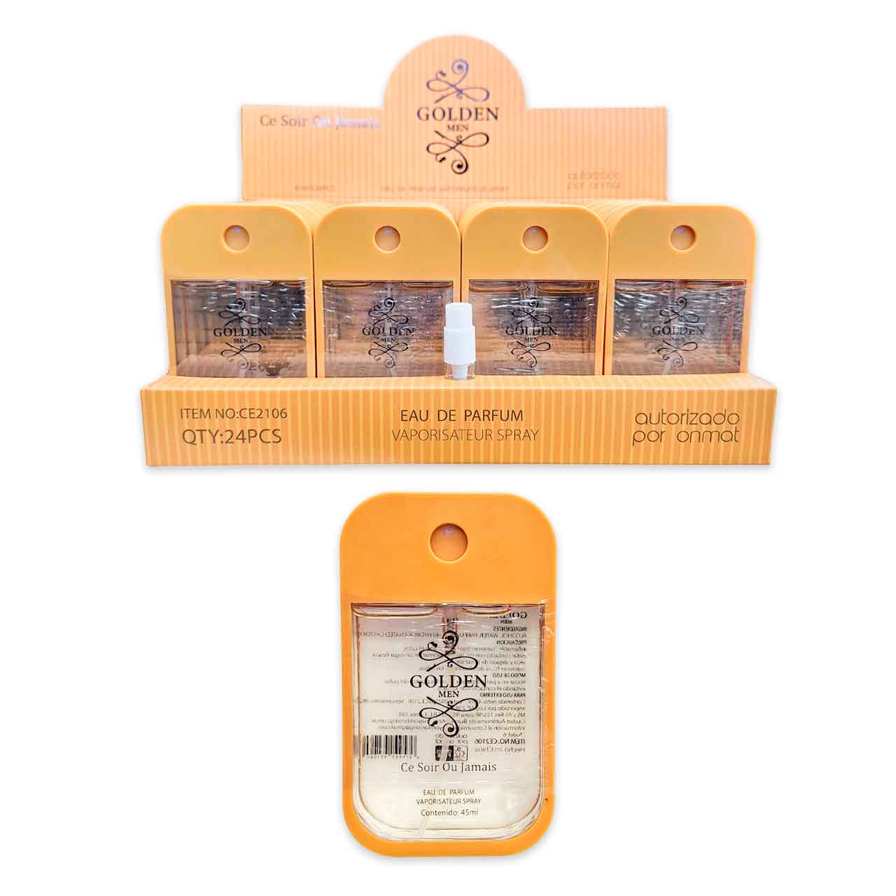 Perfume de cartera Golden Men 45ml